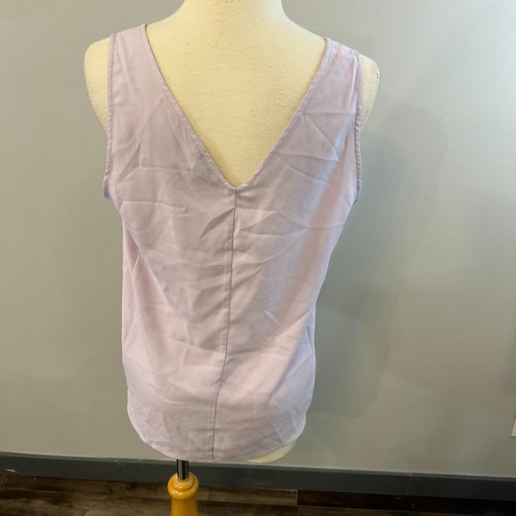 NWOT NORDSTROM V-Neck Tank‎ Top in Purple Petal (S) - Picture 5 of 8